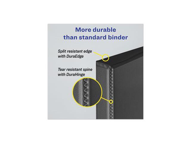 Avery - Heavy Duty 3" 3-Ring View Binders, One Touch EZD Ring - Pacific Blue - image 11