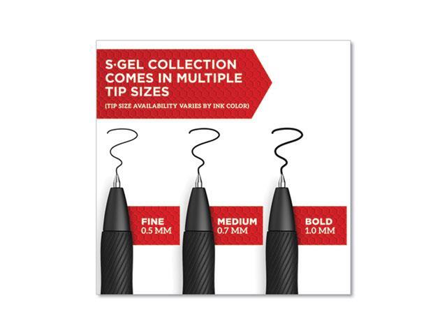 Sharpie S-Gel S-Gel Retractable Gel Pen Fine 0.5 mm Red Ink 2096166