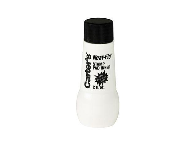 Carter's Neat-Flo Stamp Pad Inker, 2 Oz Bottle, Black 21448