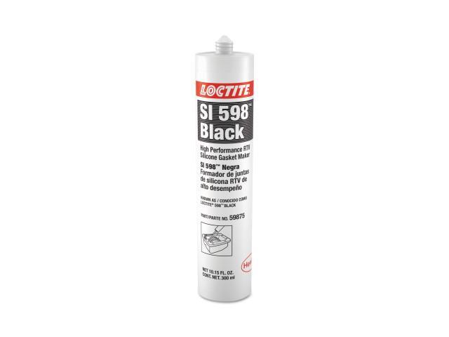 LOCTITE 135508 RTV Gasket Maker, 300 mL, Black, Temp Range -75 to 625 Degrees F