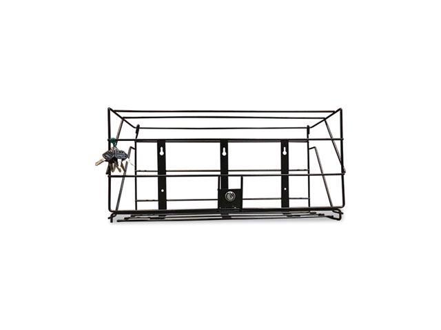 Boardwalk Locking Rack for 3 Liter PDC Cleaner Bottles 1 Shelf 24wx10dx12h Black