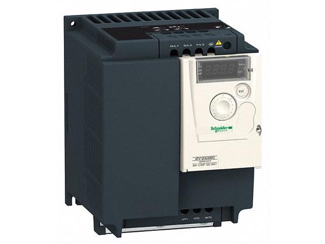 SCHNEIDER ELECTRIC ATV12HU15M3 Variable Frequency Drive, 2 HP, 230VAC, Altivar