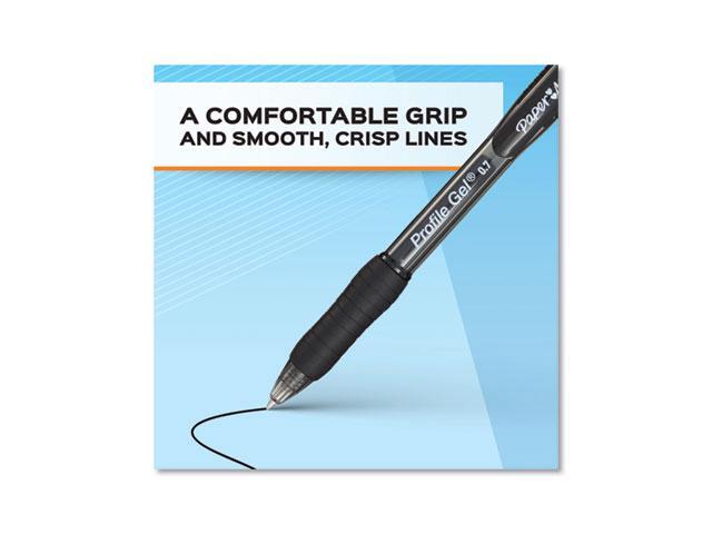 Paper Mate Retractable Gel Pen Medium 0.7 mm BLK Ink 2095473