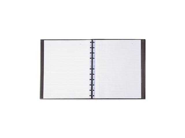 Blueline MiracleBind Notebook College/Margin 11 x 9 1/16 White Black Cover 75 Sheets AF1115081