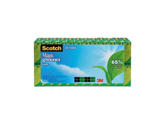 Scotch Magic Greener Tape 3/4' x 900' 1' Core 24 Rolls/Pack 81224P