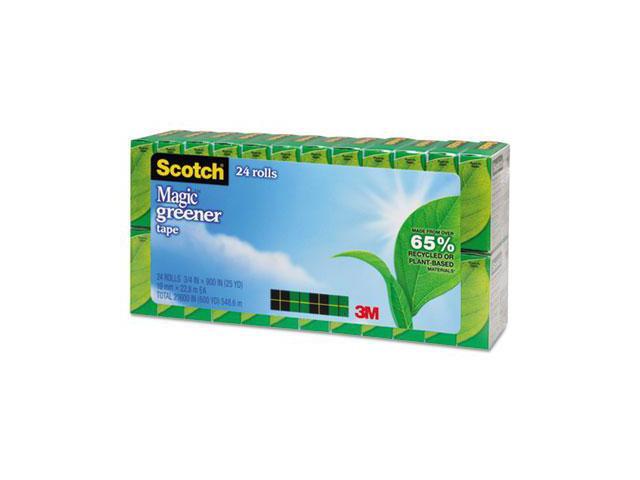 Scotch Magic Greener Tape 3/4' x 900' 1' Core 24 Rolls/Pack 81224P