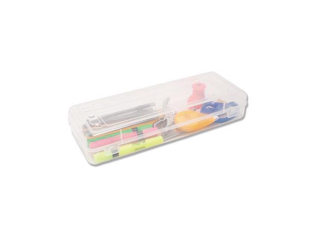 Advantus 67033 Stretch Art Box, Polypropylene, Snap Shut, Clear