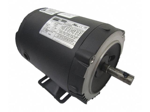 DAYTON 31LH56 Three-Phase General Purpose Motor, 1/3 HP, 56C Frame, 230/460V AC