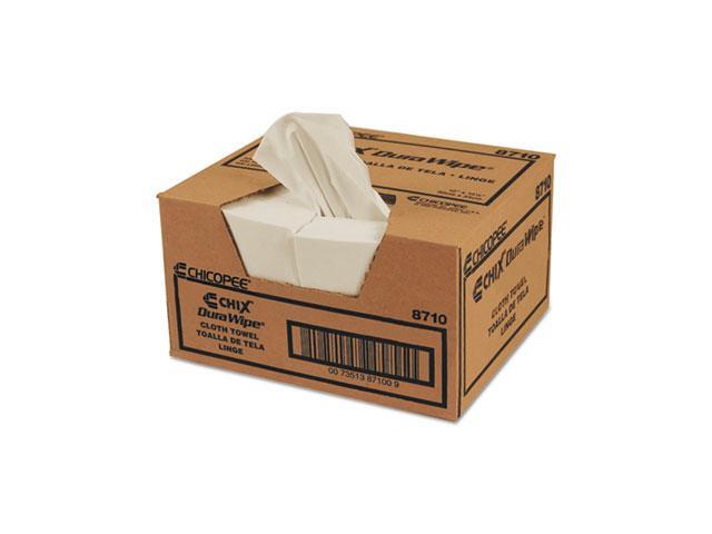 Chix DuraWipe General Purpose Towels, 12 x 13 1/2, White, 400/Carton 8710
