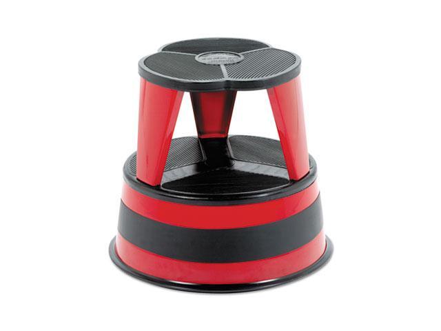 Cramer Kik-Step Steel Step Stool 350 lb cap 16' dia. x 14 1/4h Red 100143