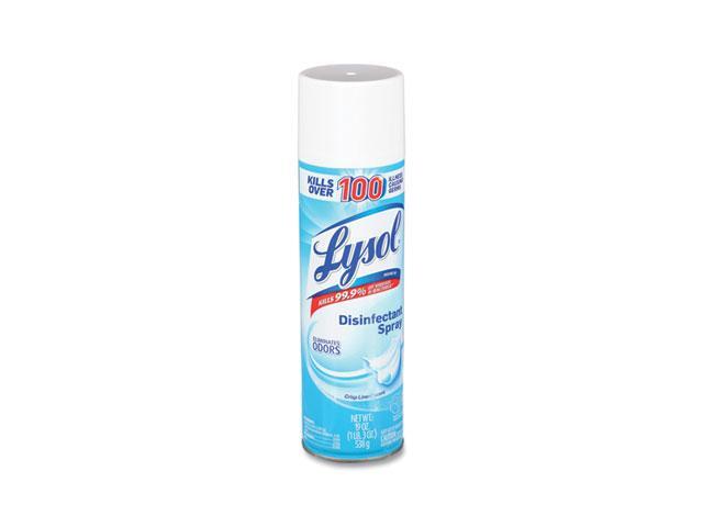 Lysol 79329CT 19 oz Disinfectant Spray, Crisp Linen Scent Aerosol