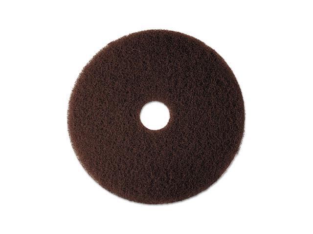 3M Corporation MCO 08448 20 Inch 7100 Low-Speed Floor Strip Pad- Brown - Case of 5