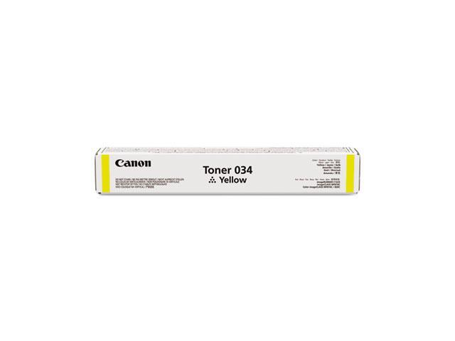 CANON USA 9451B001 CANON CARTRIDGE 034 YELLOW TONER - FOR IMAGECLASS MF820CDN AND MF810CDN - FULL Y