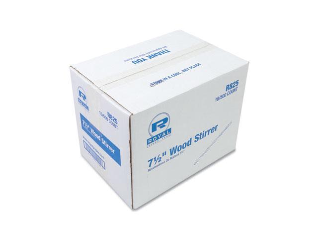 Amercareroyal Wood Coffee Stirrers, 7.5' Long, 500/Box, 10 Boxes/Carton R825CT