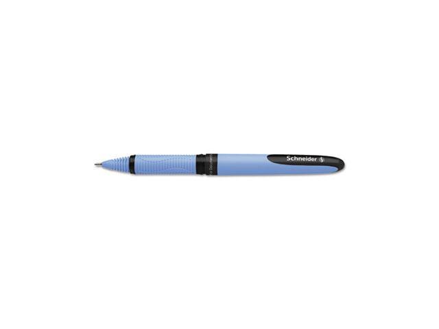 One Hybrid Gel Pen Stick Fine 0.5 mm Black Ink Blue Barrel 10/Box 183501