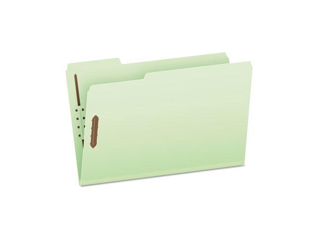 Pendaflex Pressboard Folders w/ 3' Capacity Fasteners, Green, 25/Box (PFX17187)