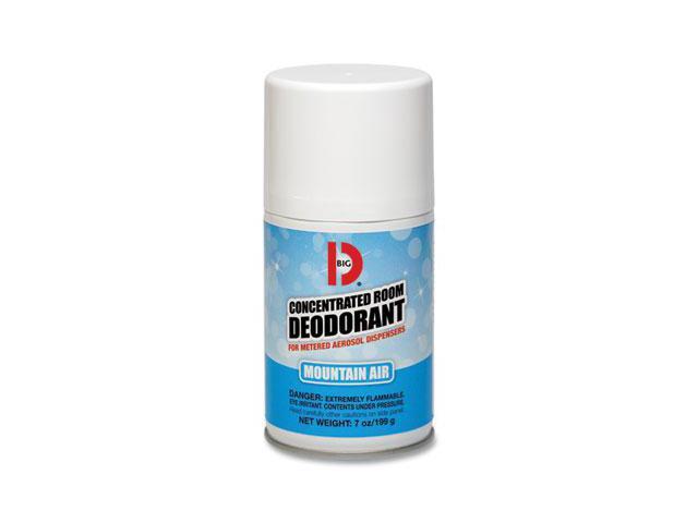 Metered Concentrated Room Deodorant Mountain Air Scent 7 oz Aerosol Spray 12/Carton 046300