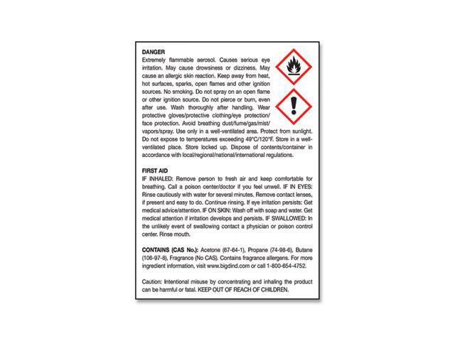 Metered Concentrated Room Deodorant Mountain Air Scent 7 oz Aerosol Spray 12/Carton 046300