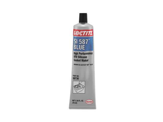 LOCTITE 135504 Low Odor, Noncorrosive RTV Gasket Maker, 70 mL, Blue, Temp Range