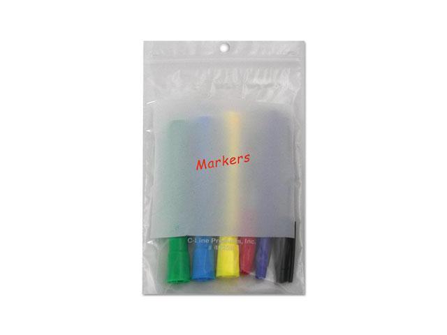 C-Line Write-On Poly Bags 2 mil 5' x 8' Clear 1000/Carton 47258