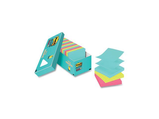 Post-It Pop-up 3 x 3 Note Refill Miami 100 Notes/Pad 18 Pads/Pack R33018SSMIACP