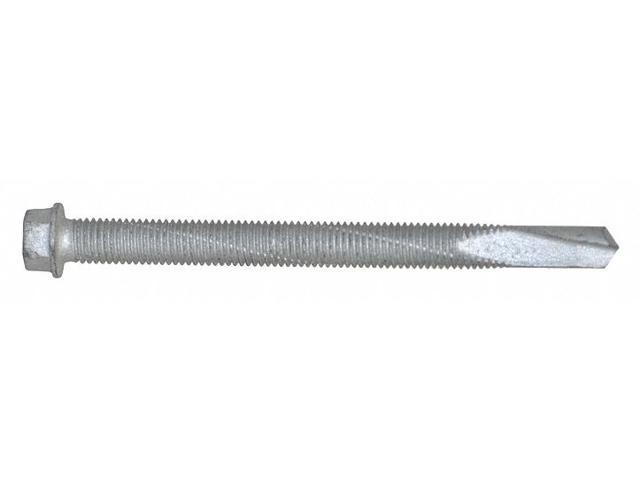 Photos - Other for repair TEKS 1074000 Self-Drilling Screw, 1/4' x 3 in, Climaseal Steel Hex Head