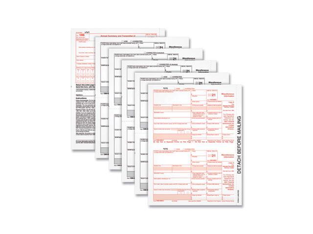 5-Part 1099-MISC Tax Forms, 8.5 x 11, 50/Pack 22993MISC