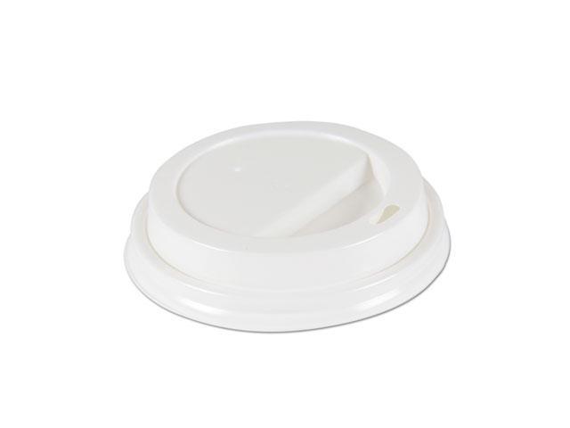 Deerfield Hot Cup Lids for 10oz - 16oz Cups, White, Plastic BWKDEERHLIDW