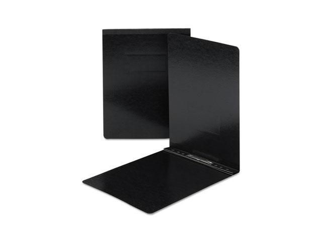 Smead End Opening PressGuard Report Cover Prong Fastener Letter Black 81124
