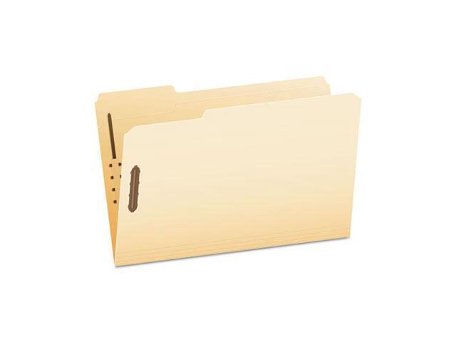 Pendaflex Fastener Folders 2 Fasteners 1/3 Cut Tabs Legal Manila 50/Box FM313