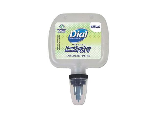Dial - 1700005085 - Antibacterial Foaming Hand Sanitizer, 1.2 L Refill, Fragrance-Free