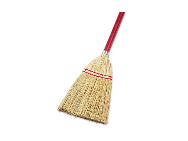 Boardwalk Lobby/Toy Broom Corn Fiber Bristles 39' Wood Handle Red/Yellow 12/Carton 951TCT