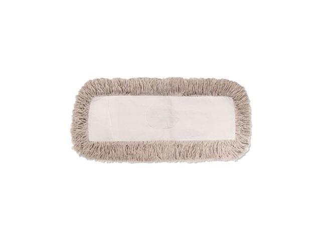 Boardwalk Industrial Dust Mop Head Hygrade Cotton 48w x 5d White 1348