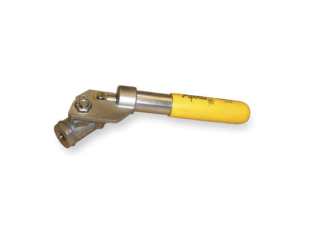 APOLLO VALVES 7650201A 3/8' FNPT Stainless Steel Ball Valve Inline
