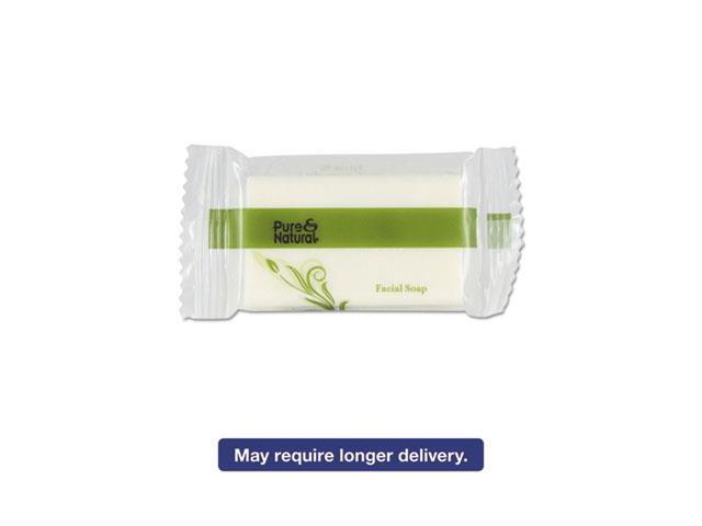 Pure & Natural Body & Facial Soap, .75 oz, Fresh Scent, White 1000/Carton