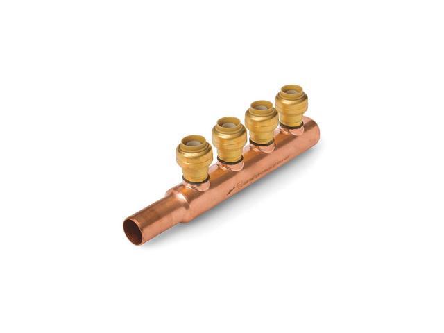 SHARKBITE 22998LF Push Fit Manifold,LF CU,Push Fit,1 In. W