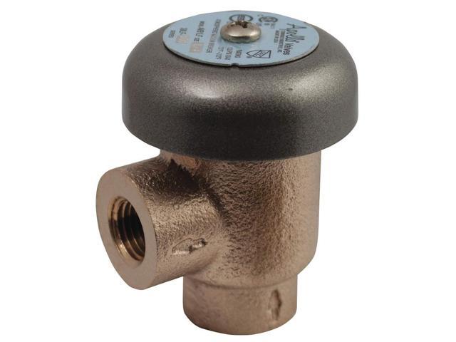 APOLLO VALVES 38LF10601 Vacuum Breaker,1-1/4 In.,FNPT,125 psi