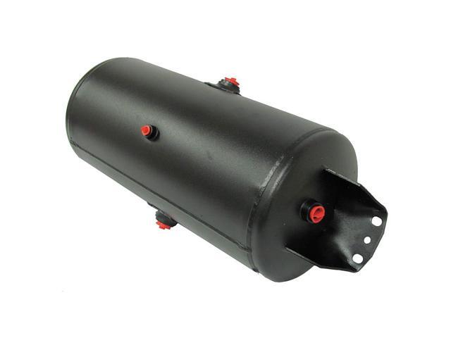 VELVAC 035105 Air Tank,Steel,Blk Pwder Coat,9-1/2 In H