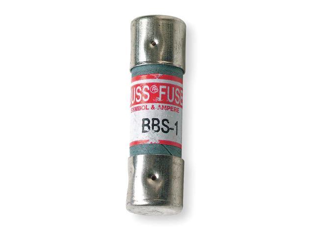FLUKE Fluke-871207/1A Glass Fuse, 1A, 10kA at 600V AC, 5 PK
