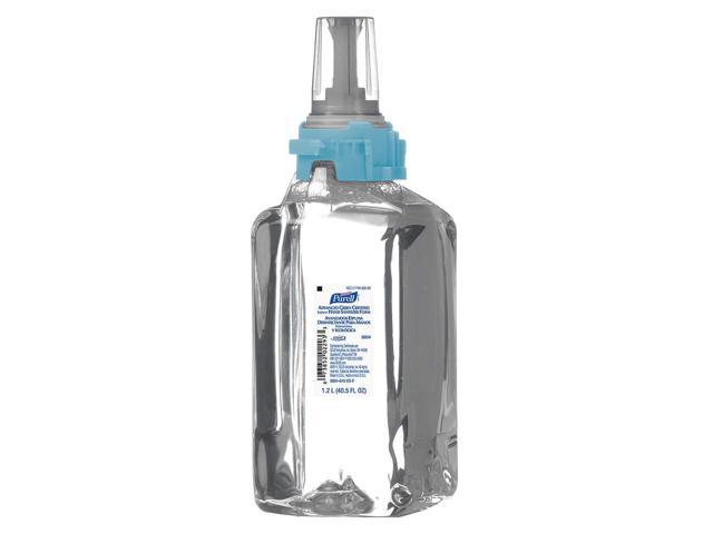Purell 880403CT Instant Hand Sanitizer Refill, 1200mL, FragranceFree, 3/Carton, 1 Carton