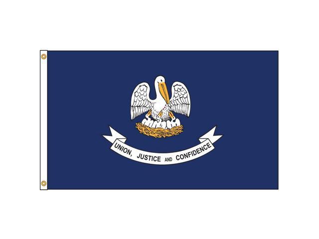 ANNIN FLAGMAKERS 142180 Louisiana Flag,5x8 Ft,Nylon