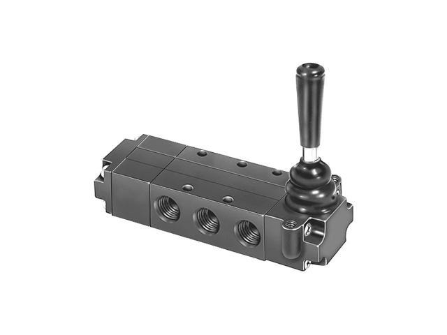 PARKER 521831000 Manual Air Control Valve,4-Way,1/4In NPT