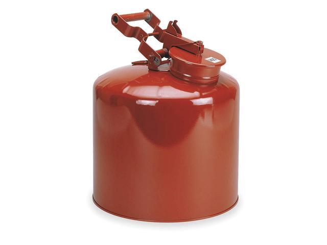 EAGLE MFG 1425 Liquid Disposal Safety Can, Galvanized Steel, 5 gal, Flame