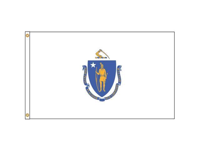ANNIN FLAGMAKERS 142470 Massachusetts Flag,4x6 Ft,Nylon