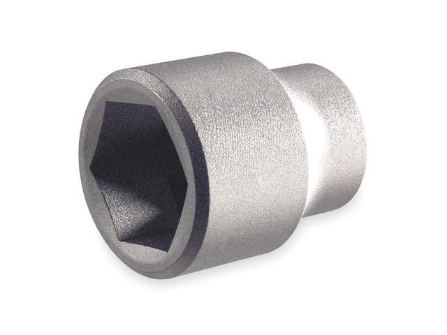 AMPCO SAFETY TOOLS SS-1/2D1-1/8 1/2 in Drive, 1-1/8' SAE Socket, 6 Points,