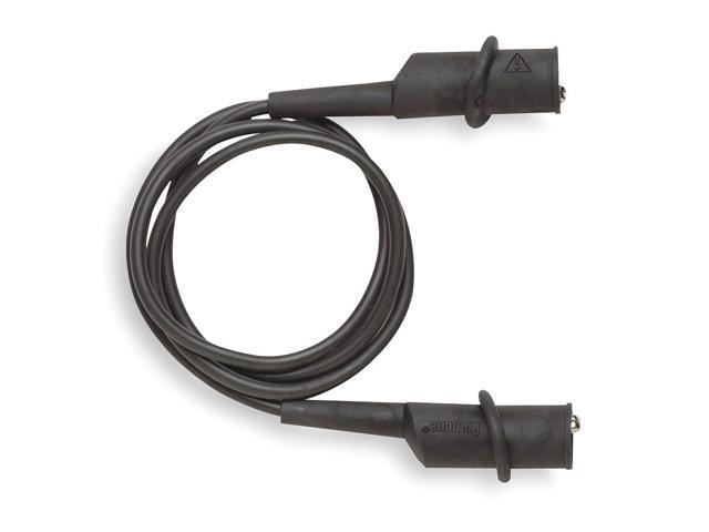 POMONA 6576-24-0 Cord,Patch,Black,24 In