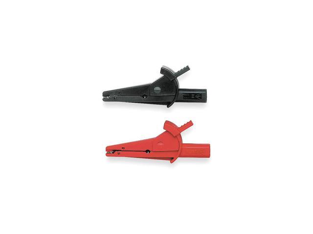 POMONA 6041A Alligator Clips,3-3/5 In. L,20A,PR