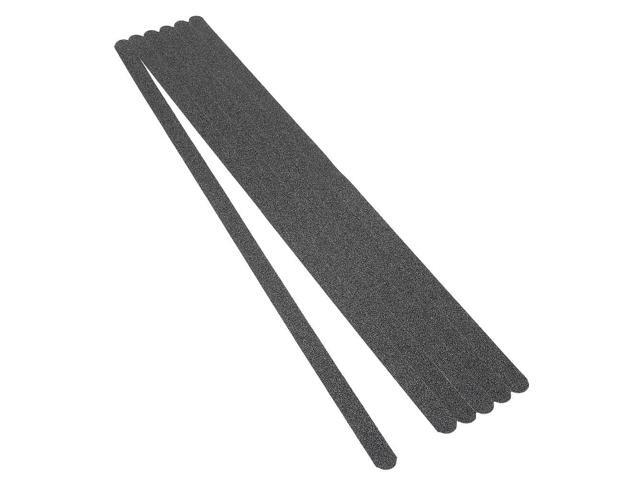 3M 610-3/4X2 Anti-Slip Tread Plastic 60 Grit Size, Black, 3/4' W x 2 ft. L, 28
