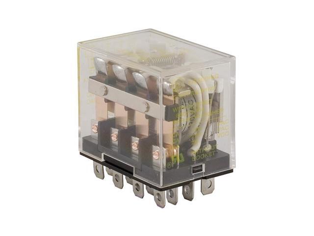 SCHNEIDER ELECTRIC 8501RS44P14V20 Socket, General Purpose Relay, Square, 15 A,