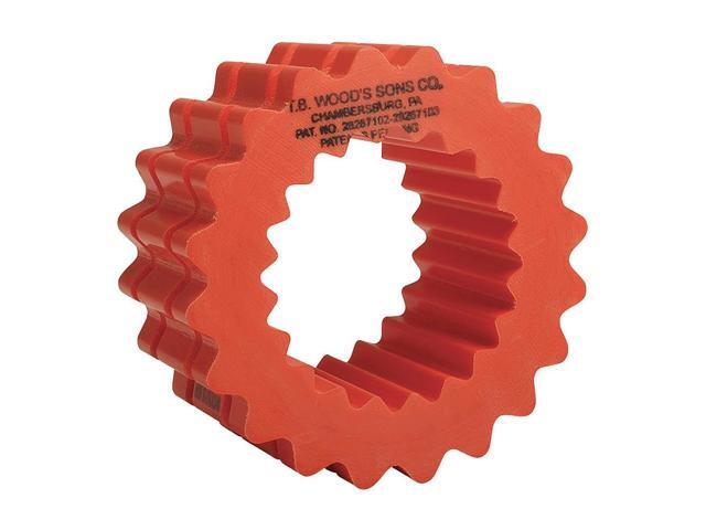 TB WOODS 9H Sure-Flex Sleeve Coupling Insert, 9H, Hytrel